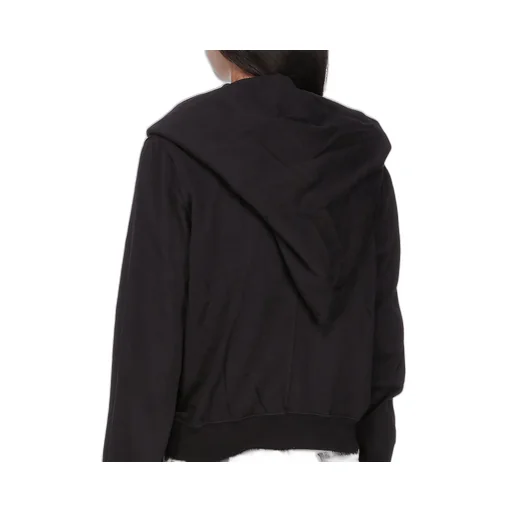 Drkshdw Concordians Mountain Hoodie In Black Compact Heavy Jersey