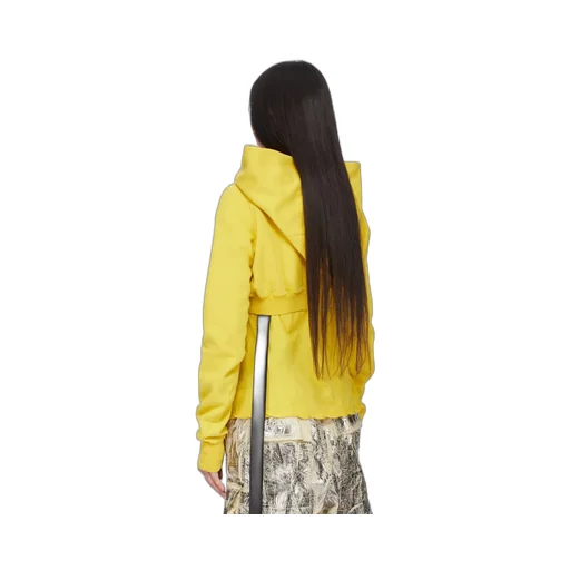 Drkshdw Concordians Micro Mountain Hoodie In Lemon Furka Heavy Sweatshirt