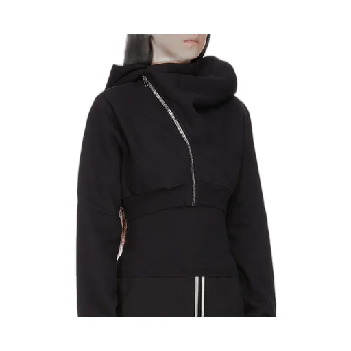 Drkshdw Concordians Micro Mountain Hoodie In Black Furka Heavy Sweatshirt