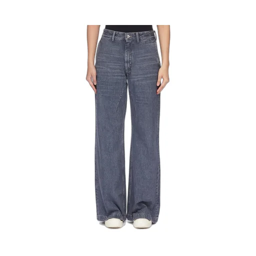 Drkshdw Concordians Geth Jeans In 13Oz Stone Washed Grey Denim