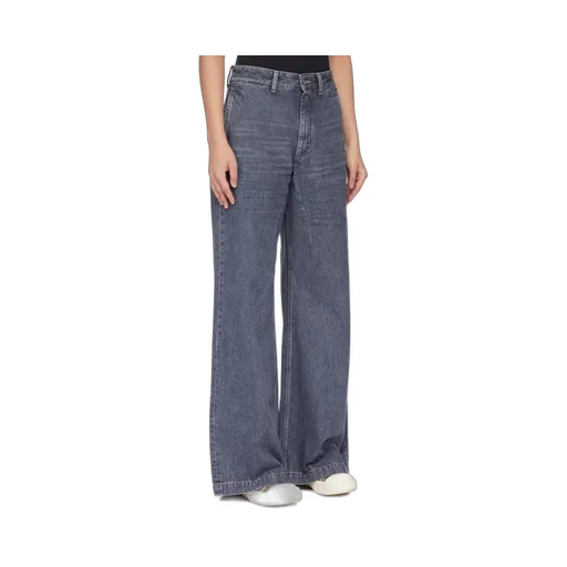 Drkshdw Concordians Geth Jeans In 13Oz Stone Washed Grey Denim