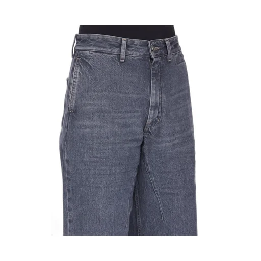 Drkshdw Concordians Geth Jeans In 13Oz Stone Washed Grey Denim