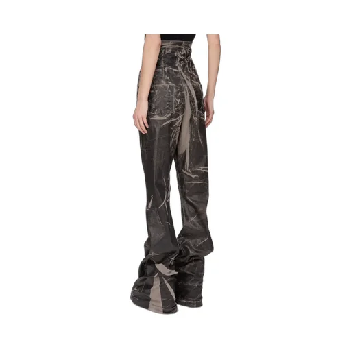 Drkshdw Concordians Dirt Bolan In Black Washed Foil Stretch Denim