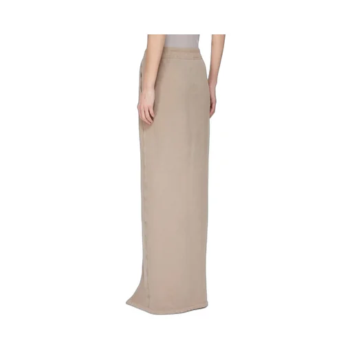Drkshdw Concordians Phleg Pillar Skirt In Dirty Pearl Slub Felpa