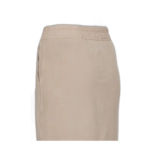 Drkshdw Concordians Phleg Pillar Skirt In Dirty Pearl Slub Felpa