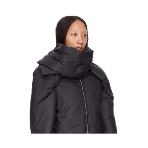 Drkshdw Concordians Covertible Jkt In Black Recycled Nylon