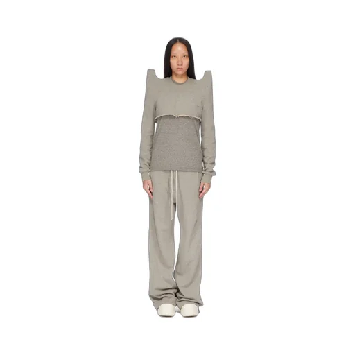 Drkshdw Concordians Pusher Pants In Grey Melange Felpa Jersey