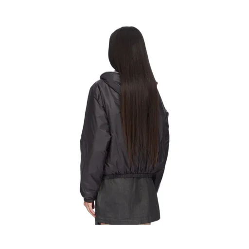Drkshdw Concordians Selaed Windbreaker In Black Recycled Nylon.