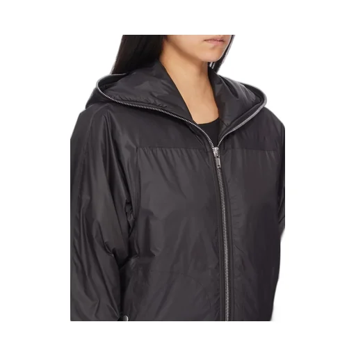 Drkshdw Concordians Selaed Windbreaker In Black Recycled Nylon.