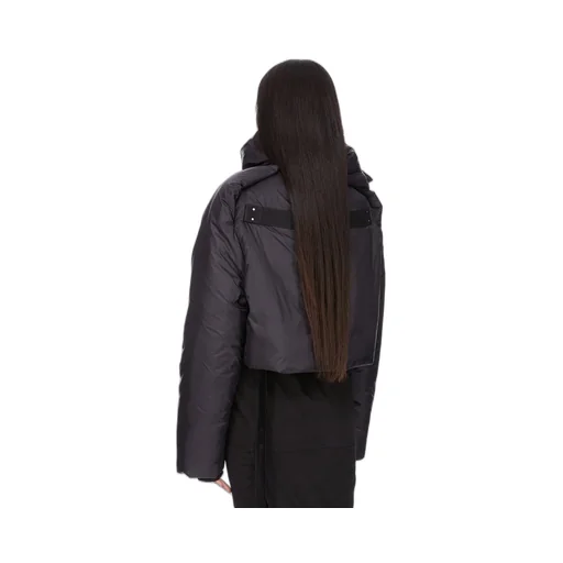 Drkshdw Concordians Covertible Jkt In Black Recycled Nylon