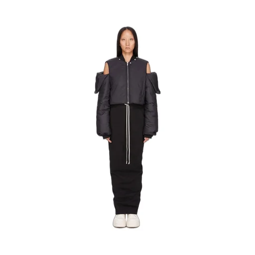 Drkshdw Concordians Covertible Jkt In Black Recycled Nylon