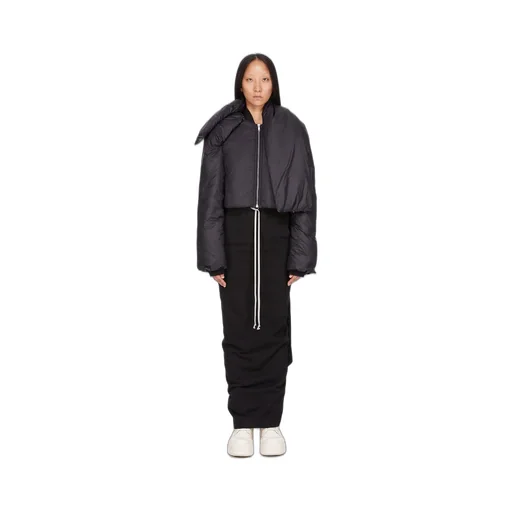 Drkshdw Concordians Covertible Jkt In Black Recycled Nylon