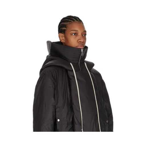 Drkshdw Concordians Cropped Alice Parka In Black Recycled Nylon