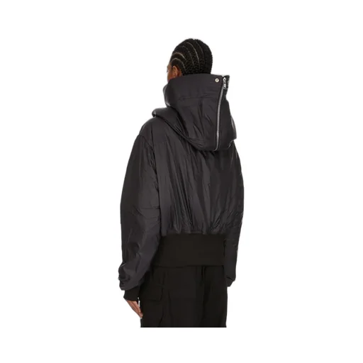 Drkshdw Concordians Cropped Alice Parka In Black Recycled Nylon