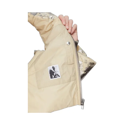 Drkshdw Concordians Covertible Jkt In Palladium Foil Light Nylon