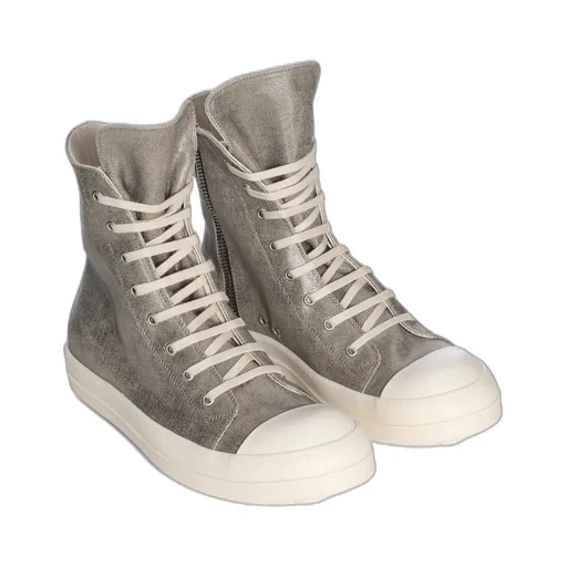 Drkshdw Concordians Sneaks In Palladium/Milk/Milk 13Oz Palladium Foil Denim