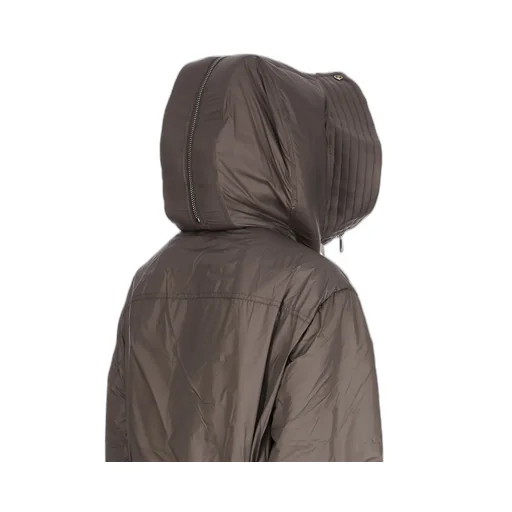 Drkshdw Concordians Cropped Alice Parka In Bronze Recycled Nylon