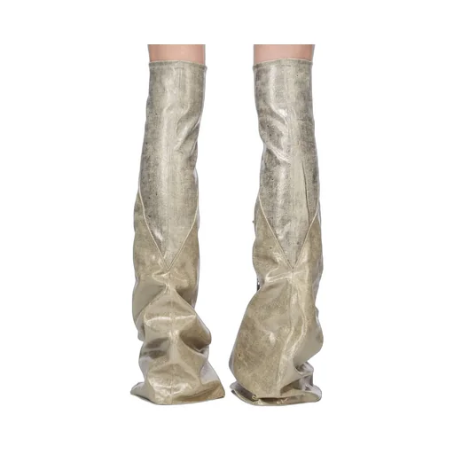 Drkshdw Concordians Cargo Fetish In Palladium/Milk 13Oz Foil Denim