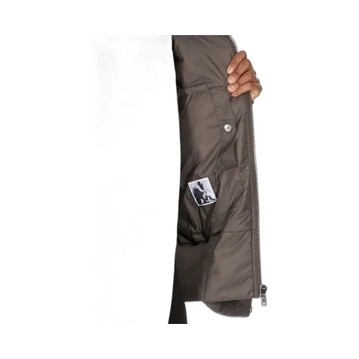 Drkshdw Concordians Cropped Alice Parka In Bronze Recycled Nylon