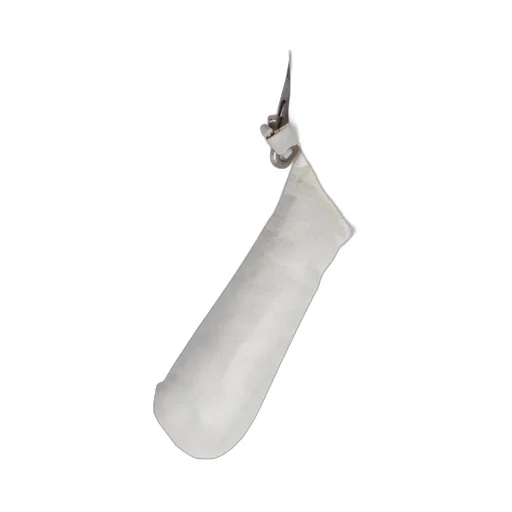 Rick Owens Hun Cyclop In Chalk White Lamb Leather