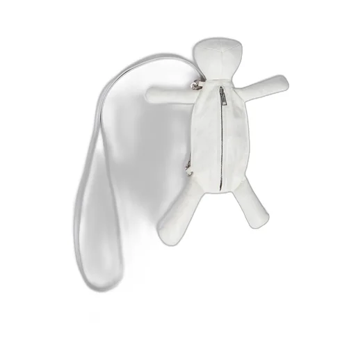 Rick Owens Hun Cyclop In Chalk White Lamb Leather