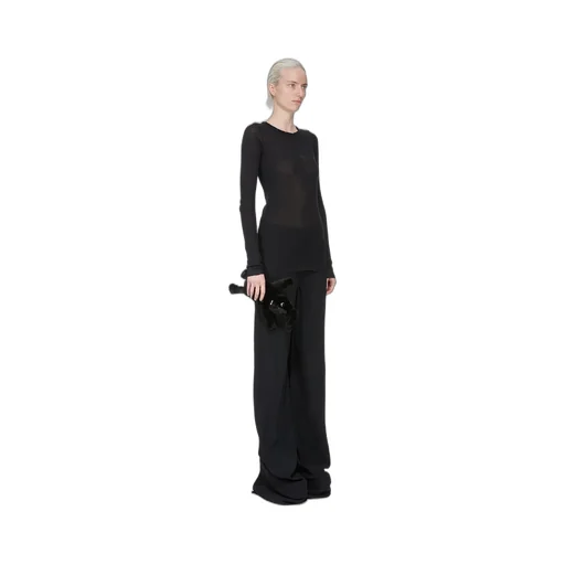 Rick Owens Hun Bunny In Black Mink Fur