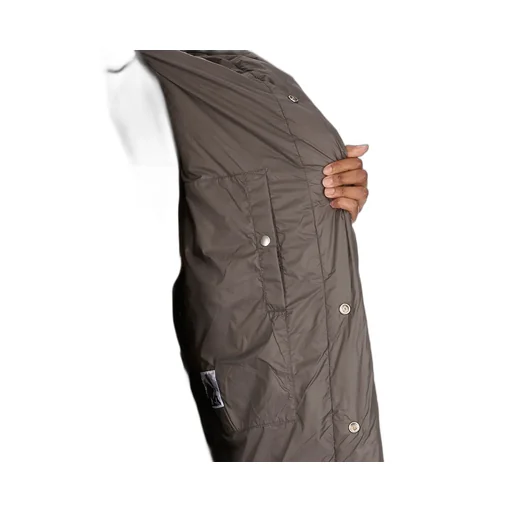 Drkshdw Concordians Hooded Liner In Bronze Recycled Nylon