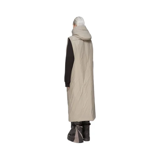 Drkshdw Concordians Hooded Liner In Dirty Pearl Recycled Nylon