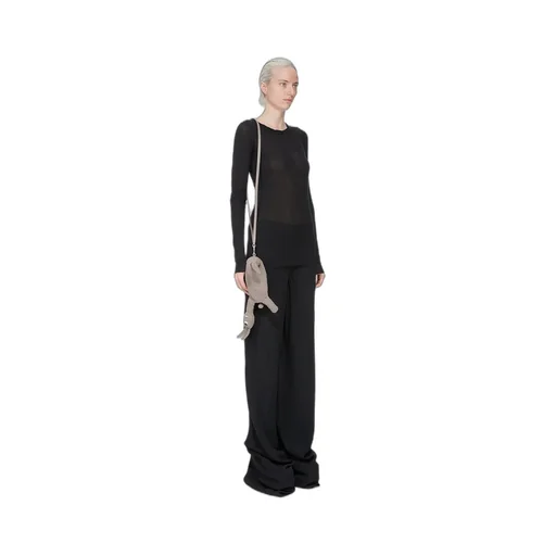 Rick Owens Hun Siamese Bunny In Dark Dust Lamb Shearling