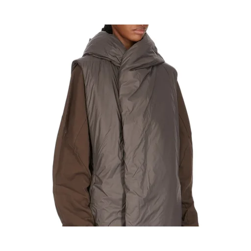 Drkshdw Concordians Hooded Liner In Bronze Recycled Nylon