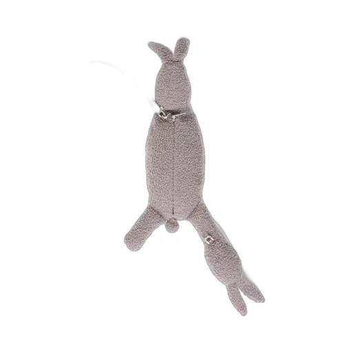 Rick Owens Hun Siamese Bunny In Dark Dust Lamb Shearling
