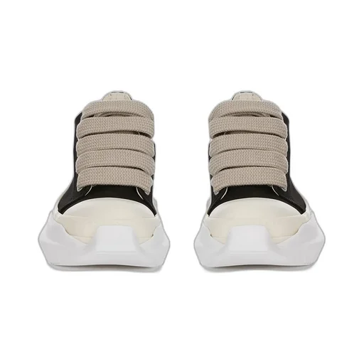 Drkshdw Concordians Jumbolace Abstract Low Sneaks In Black/Milk/Milk 13Oz Overdyed Denim