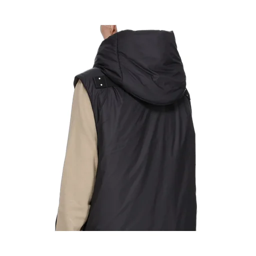 Drkshdw Concordians Hooded Liner In Black Recycled Nylon