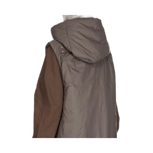 Drkshdw Concordians Hooded Liner In Bronze Recycled Nylon