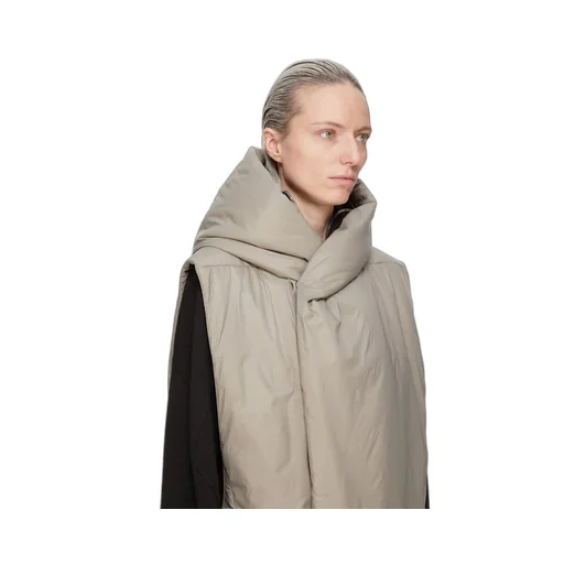 Drkshdw Concordians Hooded Liner In Dirty Pearl Recycled Nylon