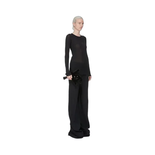 Rick Owens Hun Bunny In Black Mink Fur