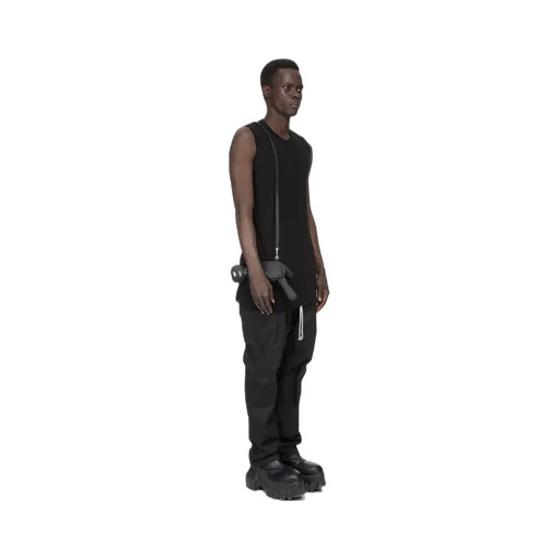 Rick Owens Hun Cyclop In Black Lamb Leather