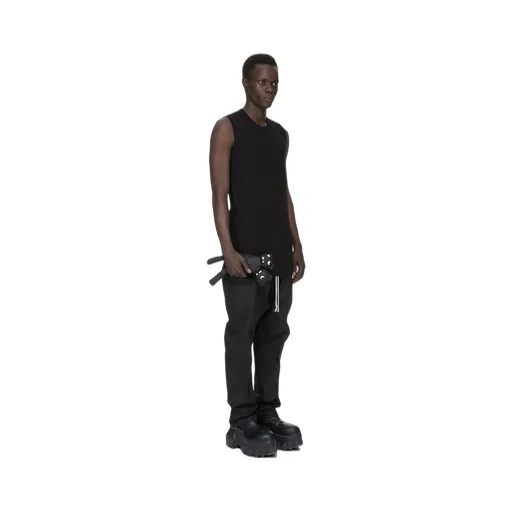 Rick Owens Hun Siamese Bear In Black Lamb Leather