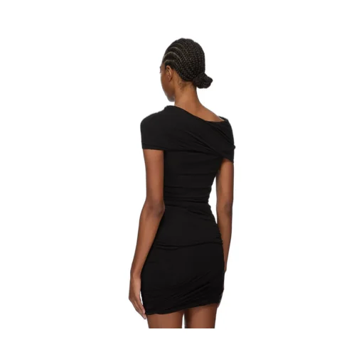 Rick Owens Concordians Lola Top In Black Cashmere Blend Jersey