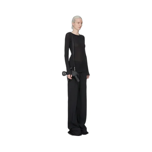 Rick Owens Hun Cyclop In Black Lamb Leather