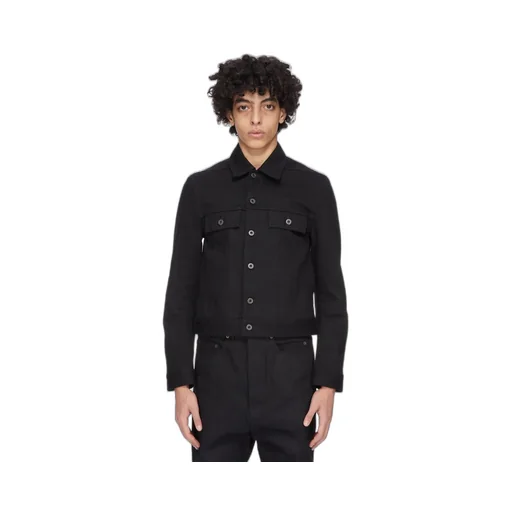 Drkshdw Concordians Trucker Jkt In 16Oz Black Denim