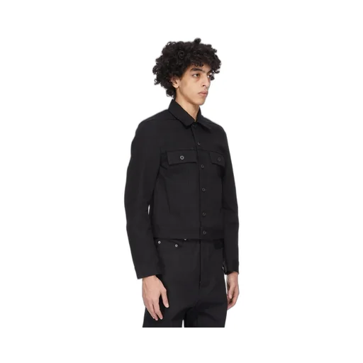 Drkshdw Concordians Trucker Jkt In 16Oz Black Denim