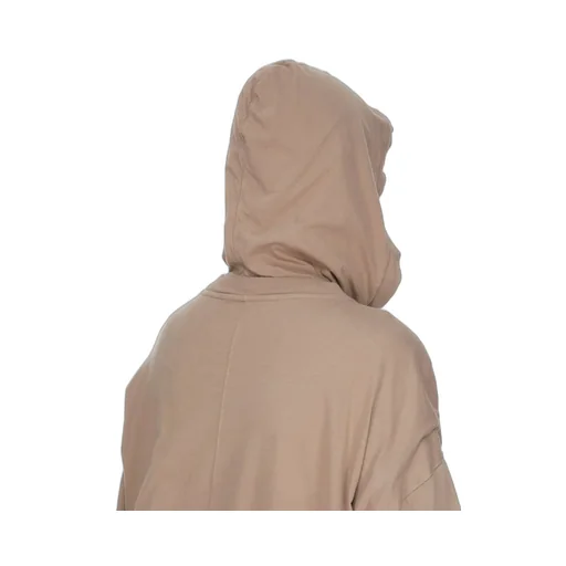 Drkshdw Temple Tommy Hustler Hoodie In Flesh Medium Weight Cotton Jersey
