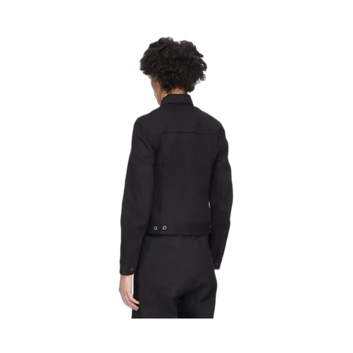 Drkshdw Concordians Trucker Jkt In 16Oz Black Denim