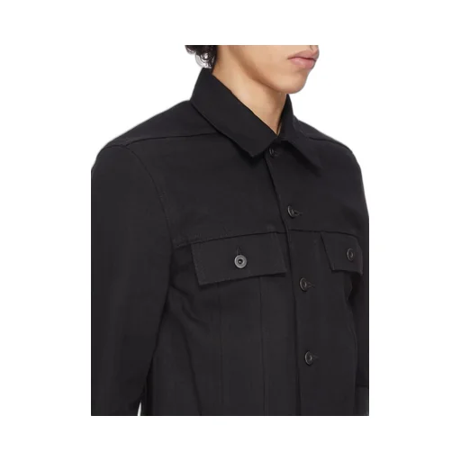 Drkshdw Concordians Trucker Jkt In 16Oz Black Denim