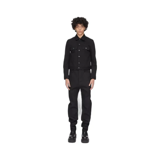 Drkshdw Concordians Trucker Jkt In 16Oz Black Denim