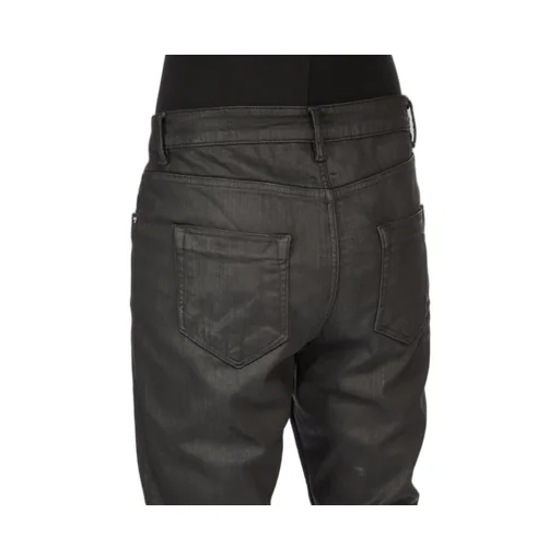 Drkshdw Temple Detroit Cut In Deep Black Stretch Denim