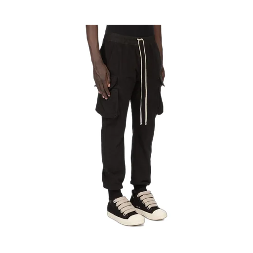 Drkshdw Temple Mastodon Cut In Deep Black Stretch Denim