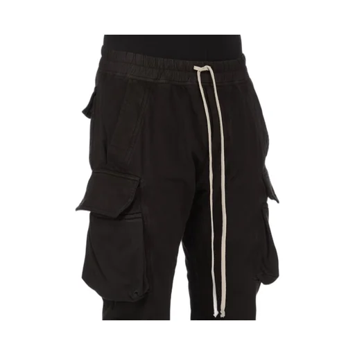 Drkshdw Temple Mastodon Cut In Deep Black Stretch Denim