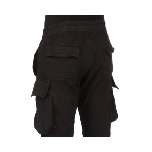 Drkshdw Temple Mastodon Cut In Deep Black Stretch Denim